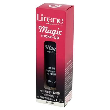 Lirene Dermoprogram Magic make-up Nawilżający krem zmieniający się we fluid 01 jasny 30 ml