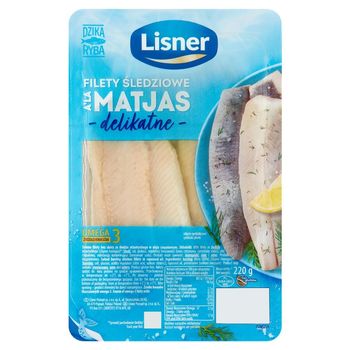 Lisner Filety śledziowe a'la Matjas delikatne 220 g