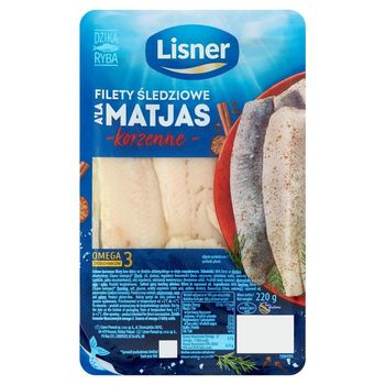 Lisner Filety śledziowe a'la Matjas korzenne 220 g