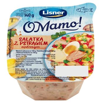 Lisner O Mamo! Sałatka z pstrągiem wędzonym 140 g