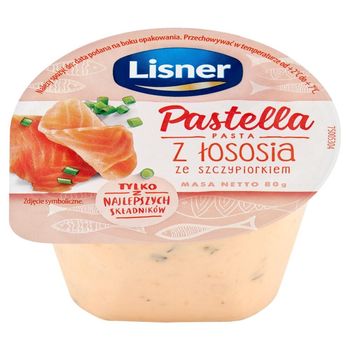 Lisner Pastella Pasta z łososia ze szczypiorkiem 80 g