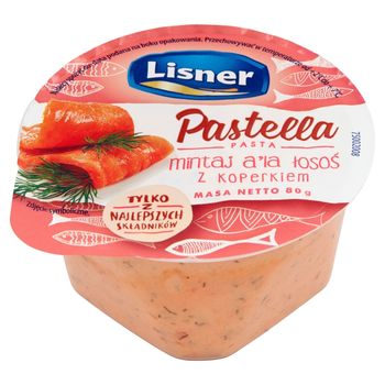 Lisner Pastella Pasta mintaj a'la łosoś z koperkiem 80 g