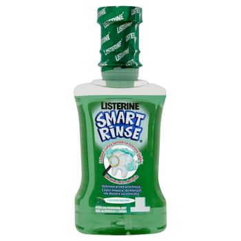 Listerine Smart Rinse Łagodnie miętowy Płyn do płukania ust bez alkoholu i cukru 250 ml