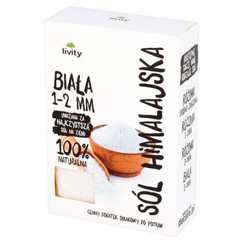 Livity Sól himalajska biała 1-2 mm 500 g