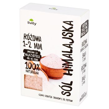 Livity Sól himalajska różowa 1-2 mm 500 g