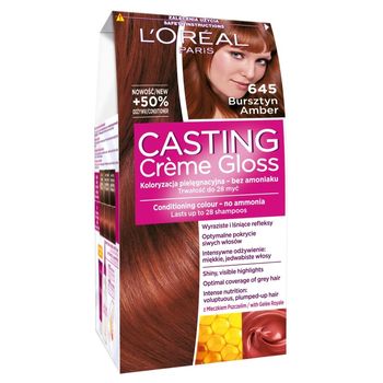L'Oréal Paris Casting Crème Gloss Farba do włosów 645 Bursztyn