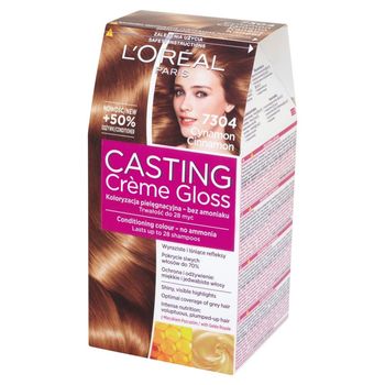 L'Oréal Paris Casting Crème Gloss Farba do włosów 7304 Cynamon