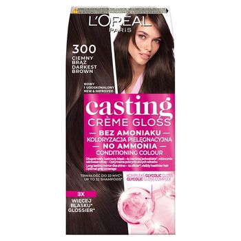 L'Oréal Paris Casting Crème Gloss Krem koloryzujący 300 ciemny brąz