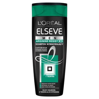 L'Oréal Paris Elsève Men Arginine Resist X3 Szampon wzmacniający 400 ml