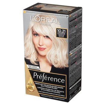 L'Oréal Paris Préférence Farba do włosów bardzo bardzo jasny perłowy blond 10.21 Stockholm