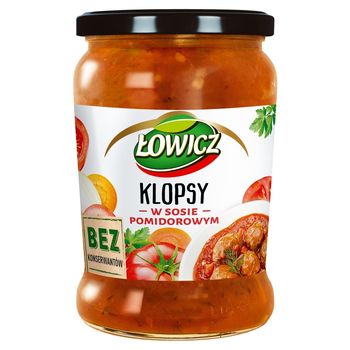 Łowicz Klopsy w sosie pomidorowym 580 g