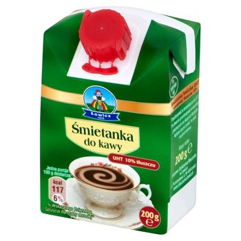 Łowicz Śmietanka do kawy UHT 10% 200 g