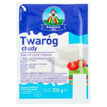 Łowicz Twaróg chudy 200 g