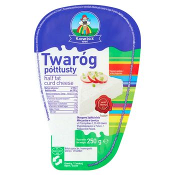 Łowicz Twaróg półtłusty 250 g