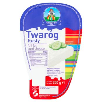 Łowicz Twaróg tłusty 250 g