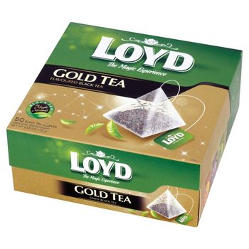 Loyd Gold Tea Herbata czarna 100 g (50 torebek)