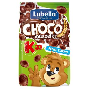 Lubella Choco muszelki Zbożowe muszelki o smaku czekoladowym 250 g
