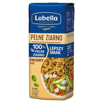 Lubella Pełne Ziarno Makaron świdry 400 g