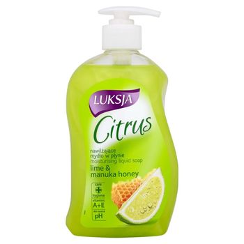 Luksja Citrus Lime & Manuka Honey Nawilżające mydło w płynie 450 ml