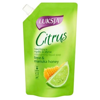 Luksja Citrus Lime & Manuka Honey Nawilżające mydło w płynie opakowanie uzupełniające 400 ml