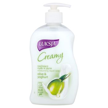 Luksja Creamy Olive & Yoghurt Nawilżające mydło w płynie 450 ml