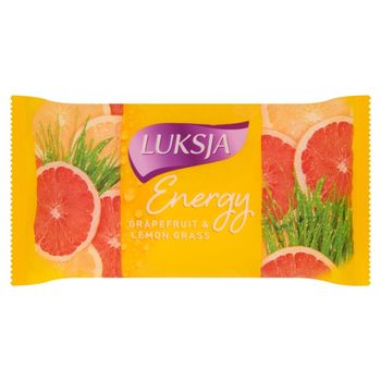 Luksja Energy Grapefruit & Lemon Grass Mydło kosmetyczne 90 g