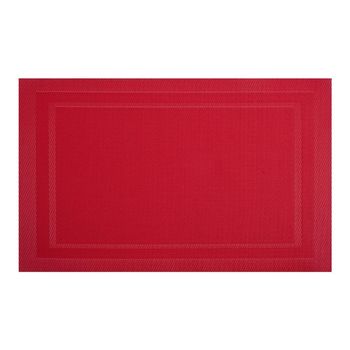 Mata stołowa pvc/ps 30x45cm czerwona Fusion Fresh