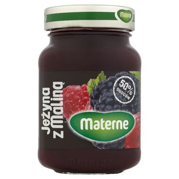 Materne Jeżyna z maliną Konfitura niskosłodzona 270 g