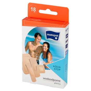 Matopat Aqua Stop Plastry wodoodporne 18 sztuk