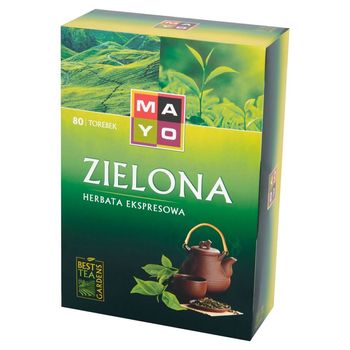 Mayo Zielona Herbata ekspresowa 136 g (80 torebek)