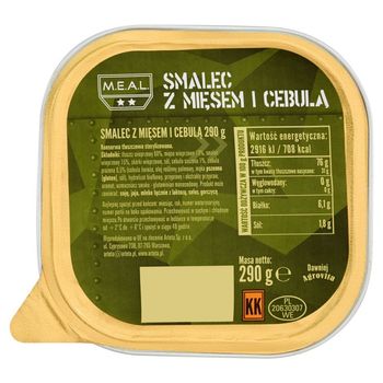 M.E.A.L. Smalec z mięsem i cebulą 290 g