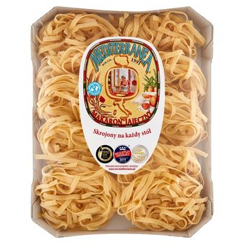 Mediterranea Makaron jajeczny 104 wstążka szeroka 500 g