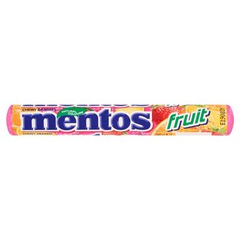 Mentos Fruit Cukierki do żucia o smaku owocowym 38 g