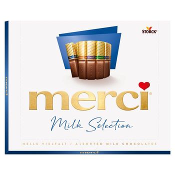 merci Milk Selection Kolekcja czekoladek mlecznych 250 g (20 sztuk)
