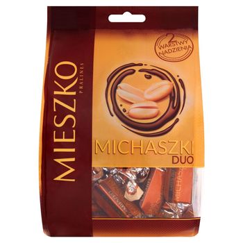 Mieszko Michaszki Duo Cukierki z orzeszkami arachidowymi w czekoladzie 260 g