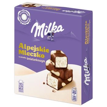 Milka Alpejskie Mleczko Pianka o smaku śmietankowym 350 g