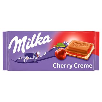 Milka Czekolada mleczna wiśniowa 100 g