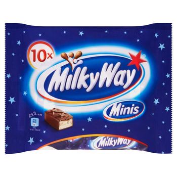 Milky Way Minis Batoniki z białym nadzieniem oblane czekoladą 170 g