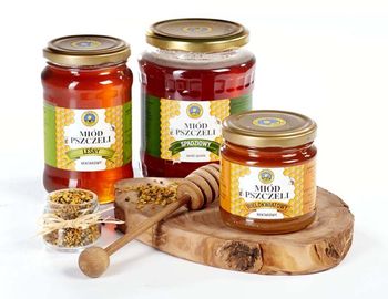 Miód pszczeli spadziowy "Jakość z Natury Carrefour", 900 g