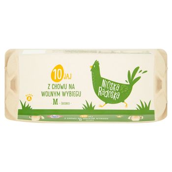 Mizgier Nioska Radoska Jaja z chowu na wolnym wybiegu M 10 sztuk