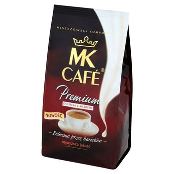 MK Café Premium do picia z mlekiem Kawa palona mielona 225 g
