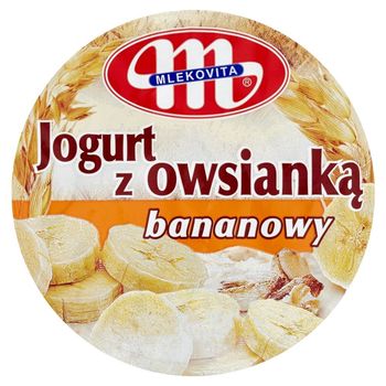 Mlekovita Jogurt z owsianką bananowy 180 g