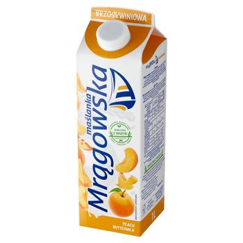 Mlekpol Maślanka Mrągowska brzoskwiniowa 1 l