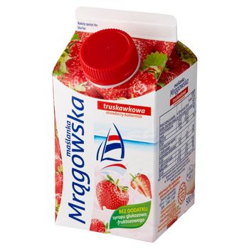 Mlekpol Maślanka Mrągowska truskawkowa 500 ml