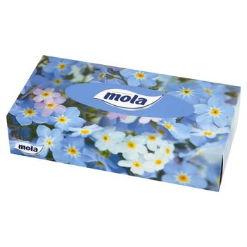 Mola Chusteczki kosmetyczne 2 warstwowe 70 sztuk