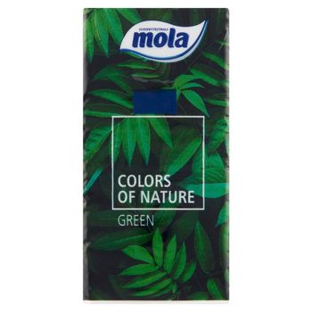 Mola Colors of Nature Chusteczki higieniczne 3 warstwowe 10 x 10 sztuk
