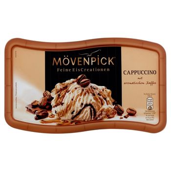 Mövenpick Lody o smaku mlecznym i lody espresso z kawałkami czekolady z kawą 900 ml
