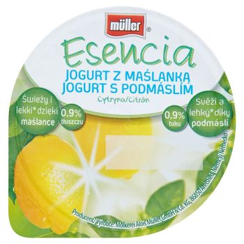 Müller Esencia Jogurt z maślanką cytryna 150 g