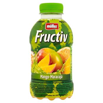 Müller Fructiv Mango-Marakuja Napój z soku owocowego i serwatki 440 ml