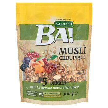 MUSLI BAKALLAND 300g 5BAKALII CHRUP